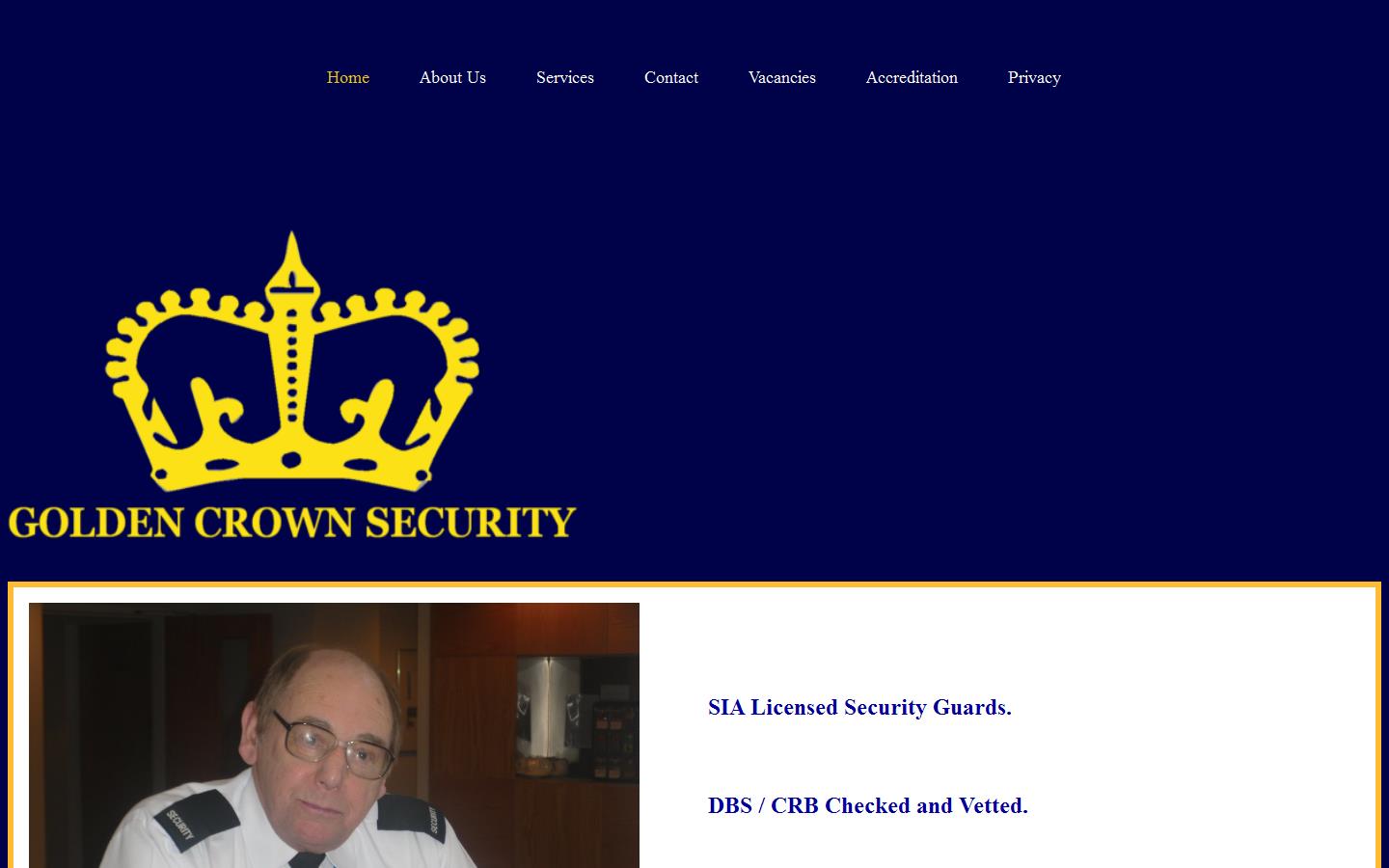 Golden Crown Security Website