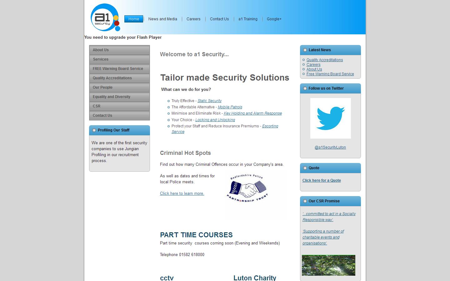 A1 Security Website