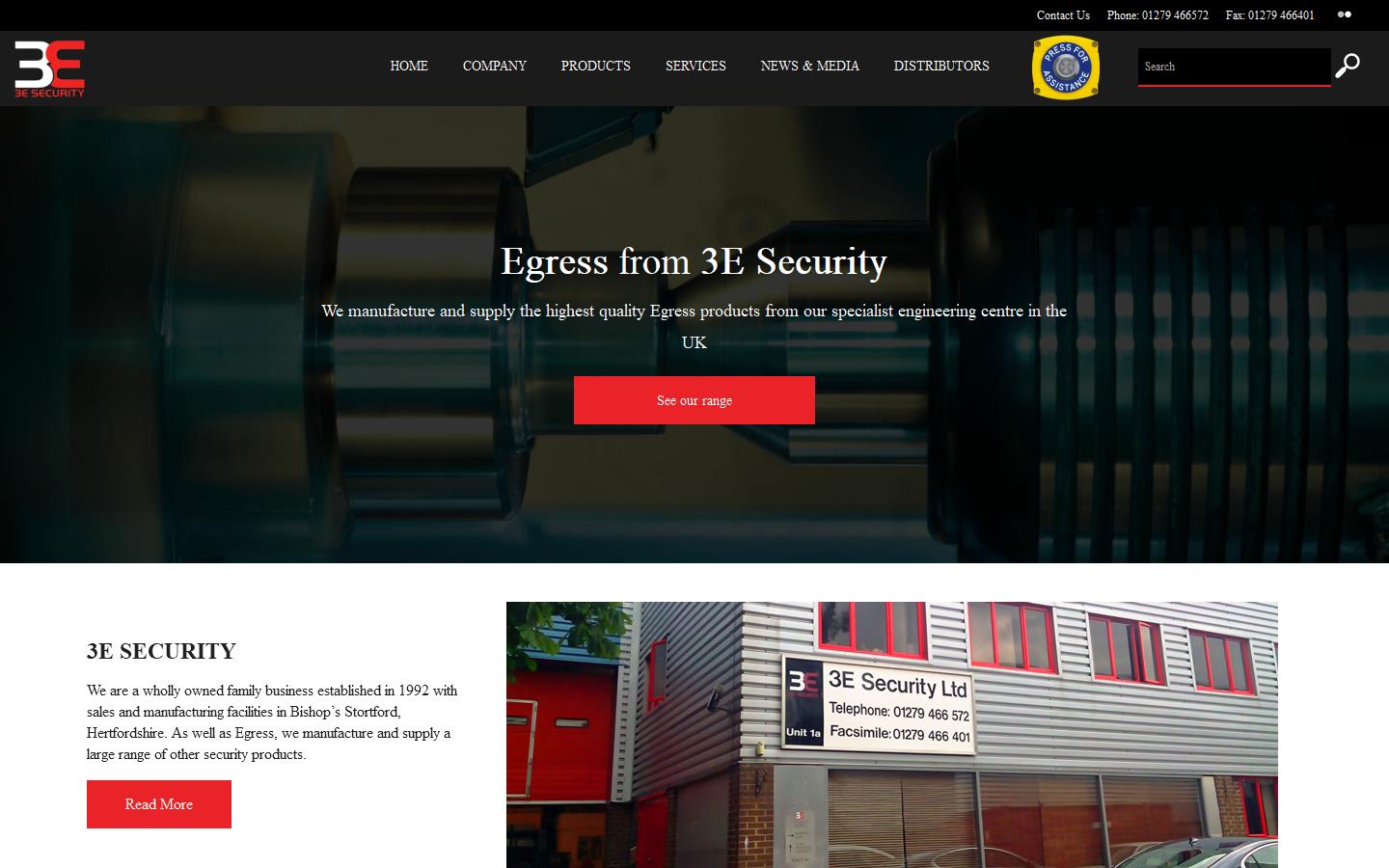 3E Security Website