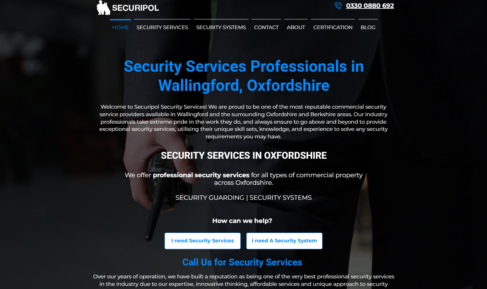 Securipol Ltd Website
