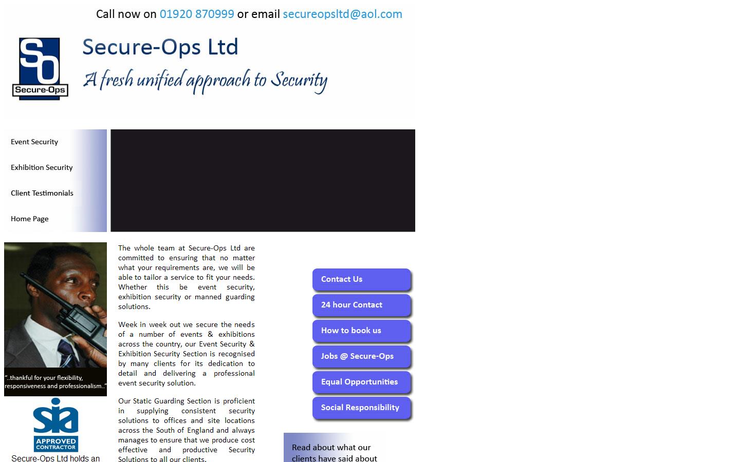 Secure-ops Ltd Website