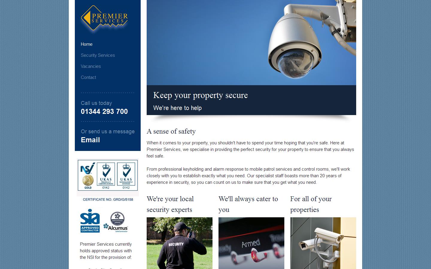 Premier Services Website