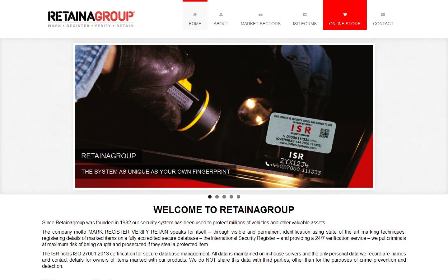 Retainagroup Website