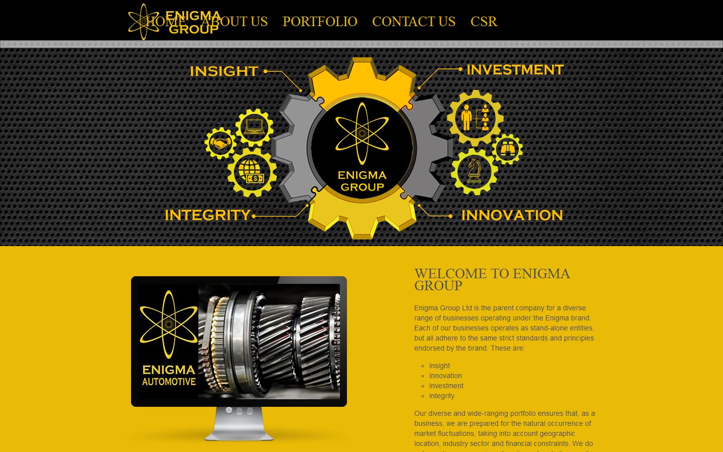 Enigma Security Solutions Website