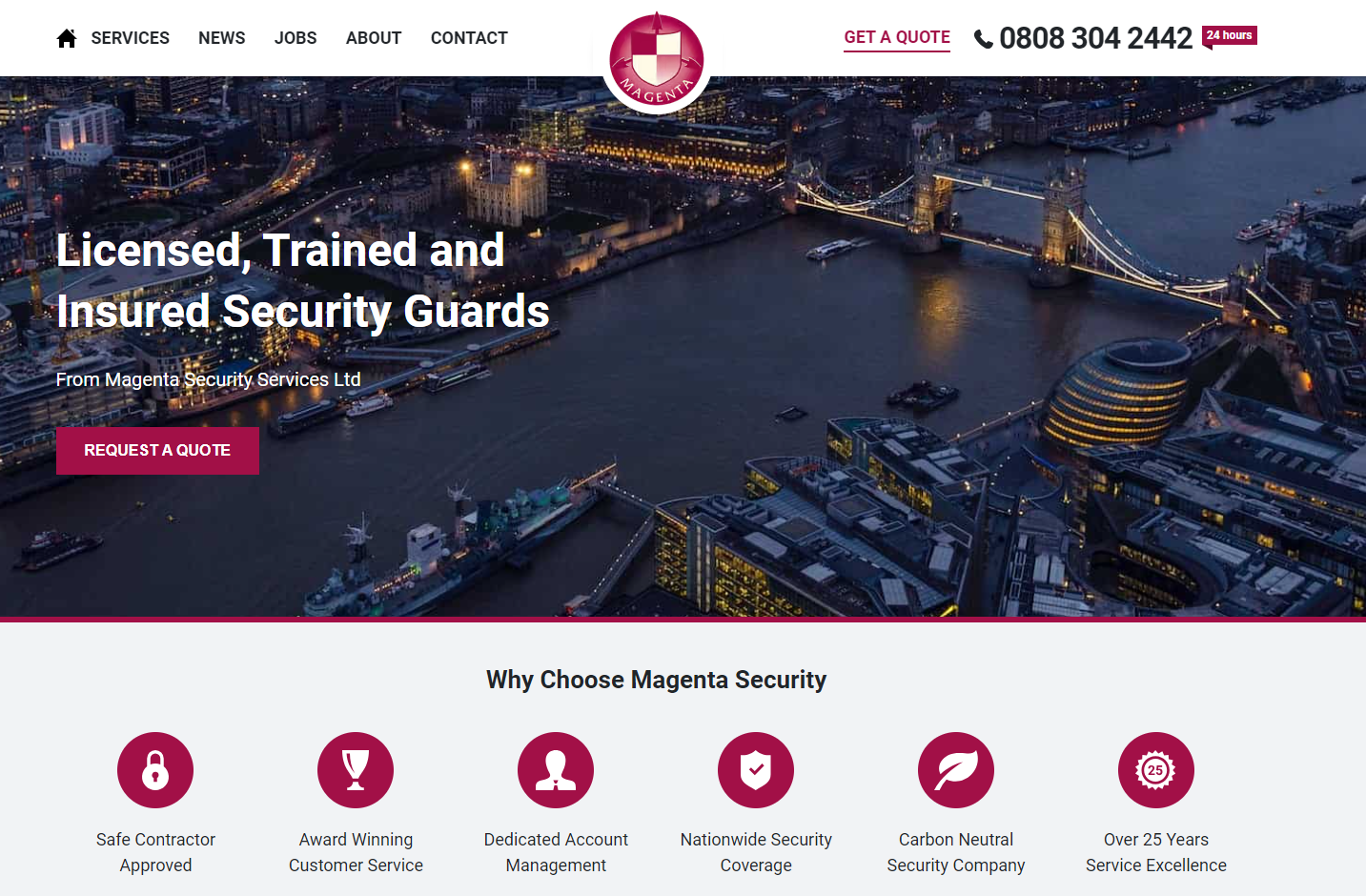 Magenta Security Ltd Website