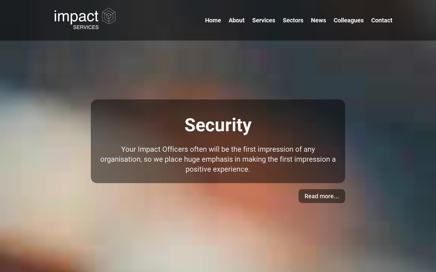 Impact Security Solutions Website