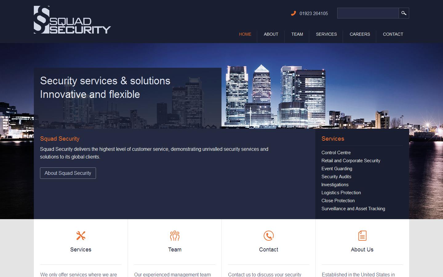 Squad Security Website