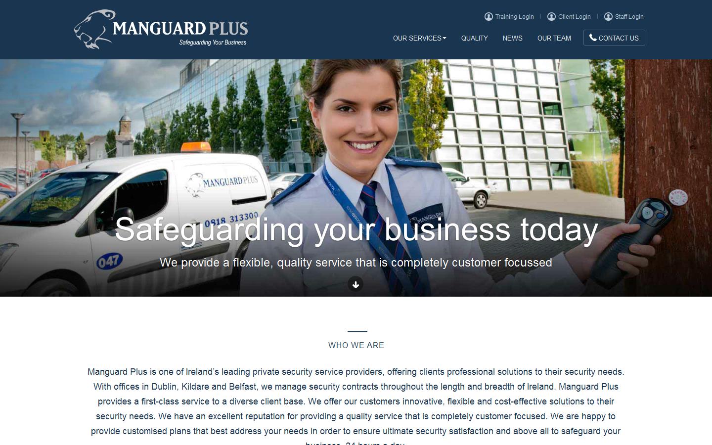 Manguard Plus Website