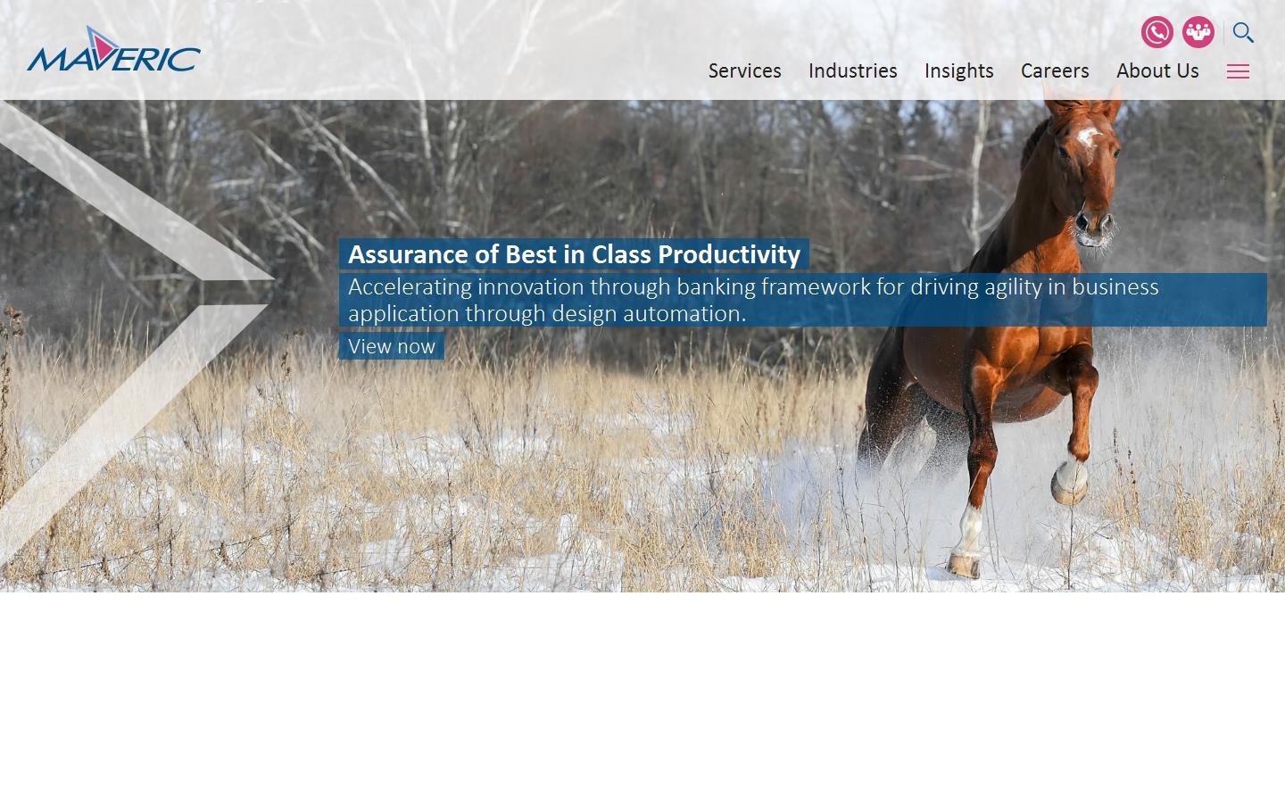 Maveric NXT Limited Website