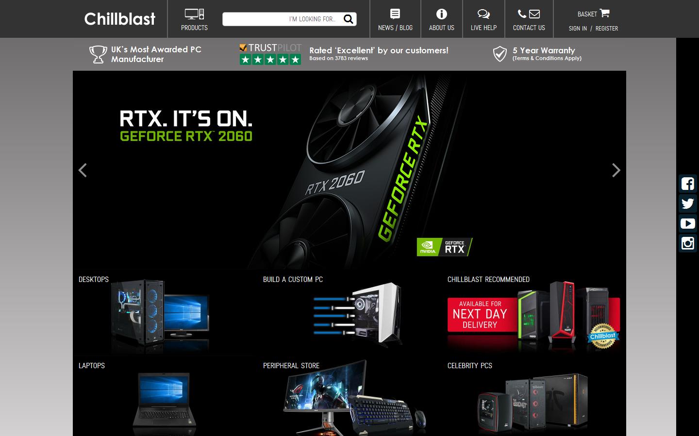 Chillblast Website