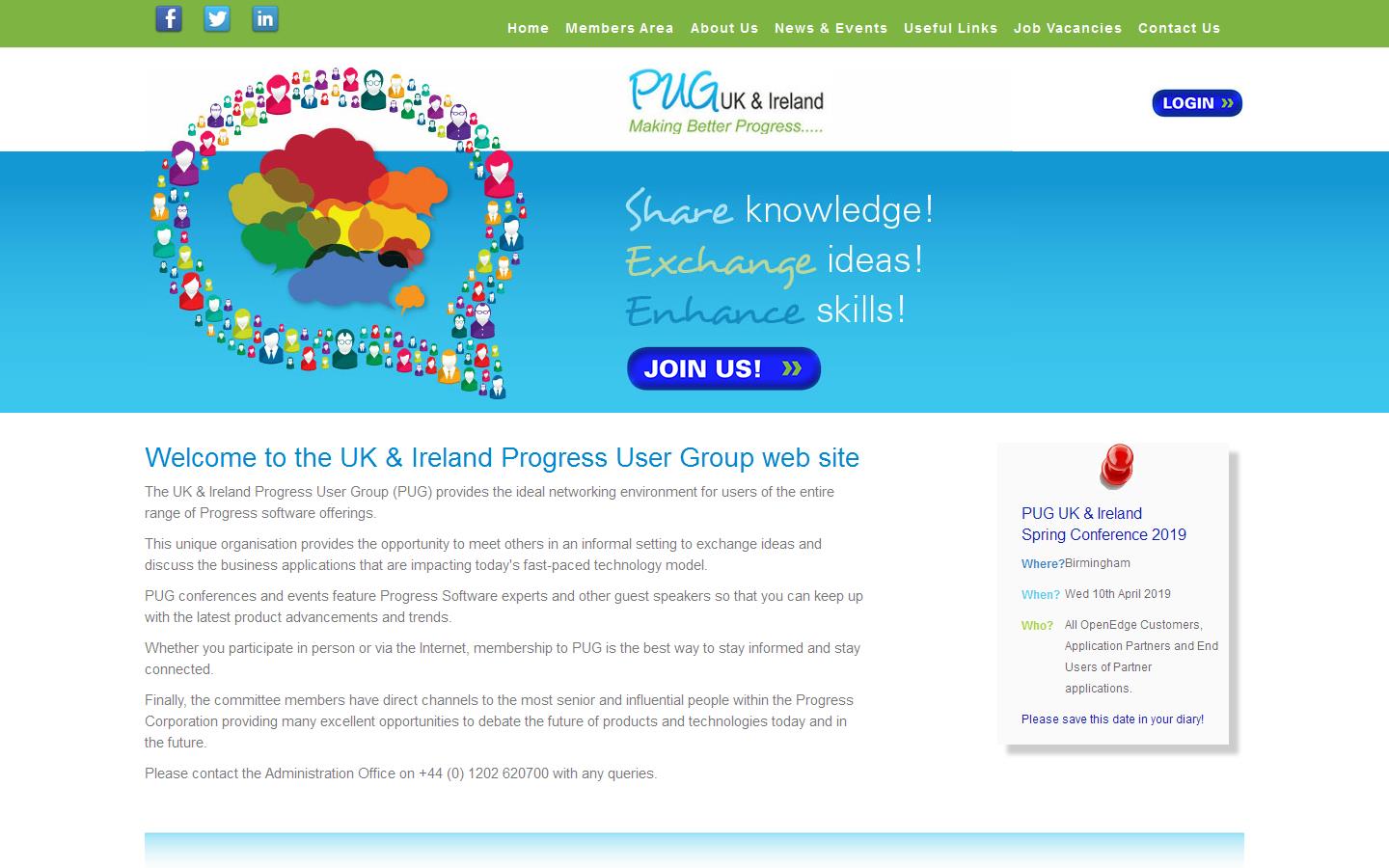 Progress User Group Website