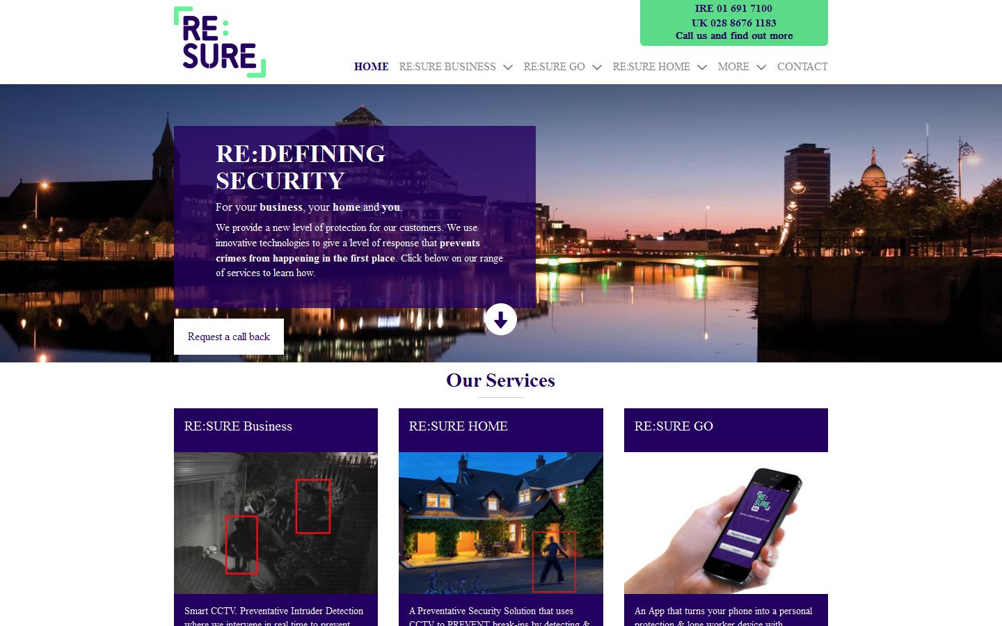 Resure Intelligence Website