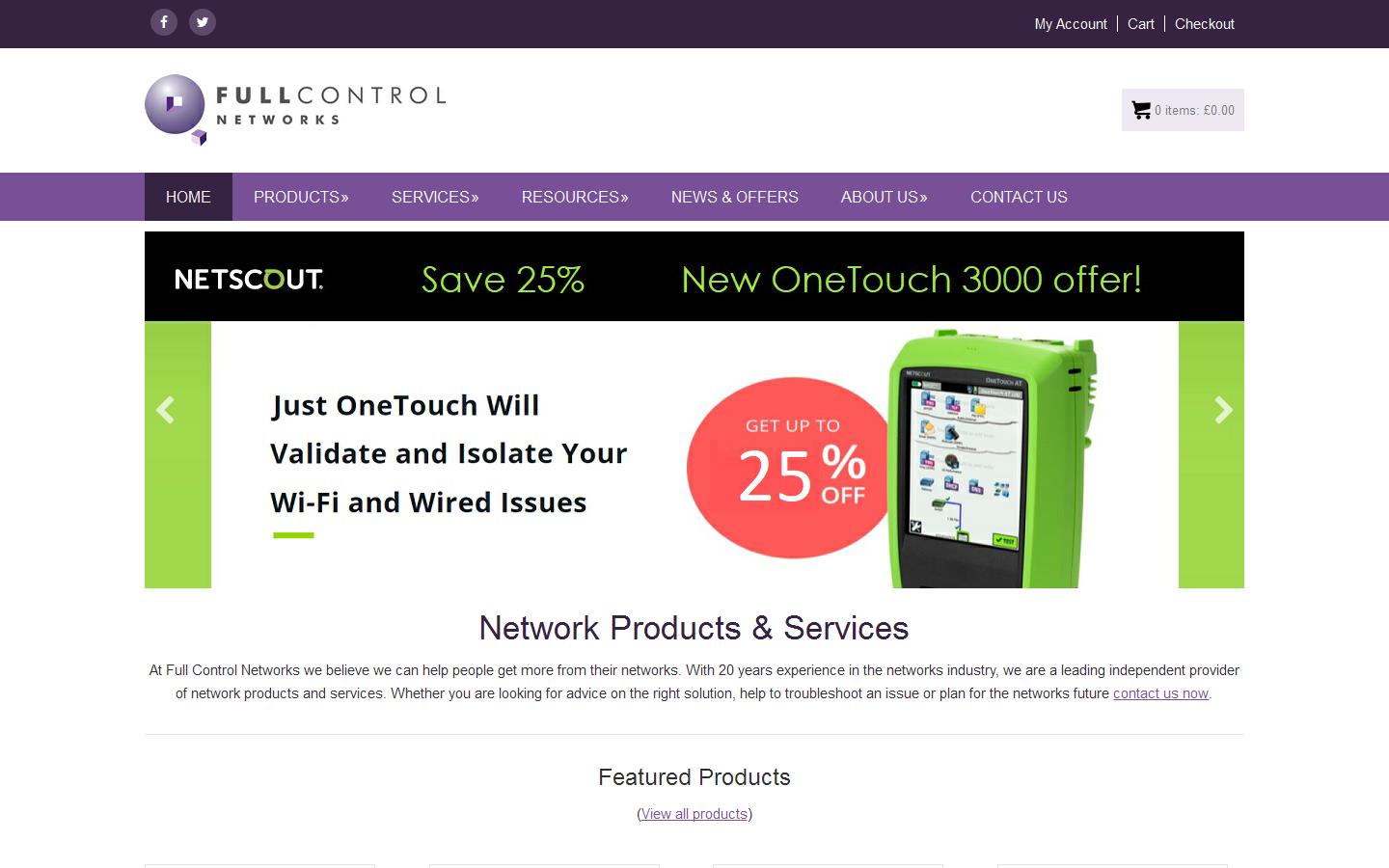 Full Control Networks Website