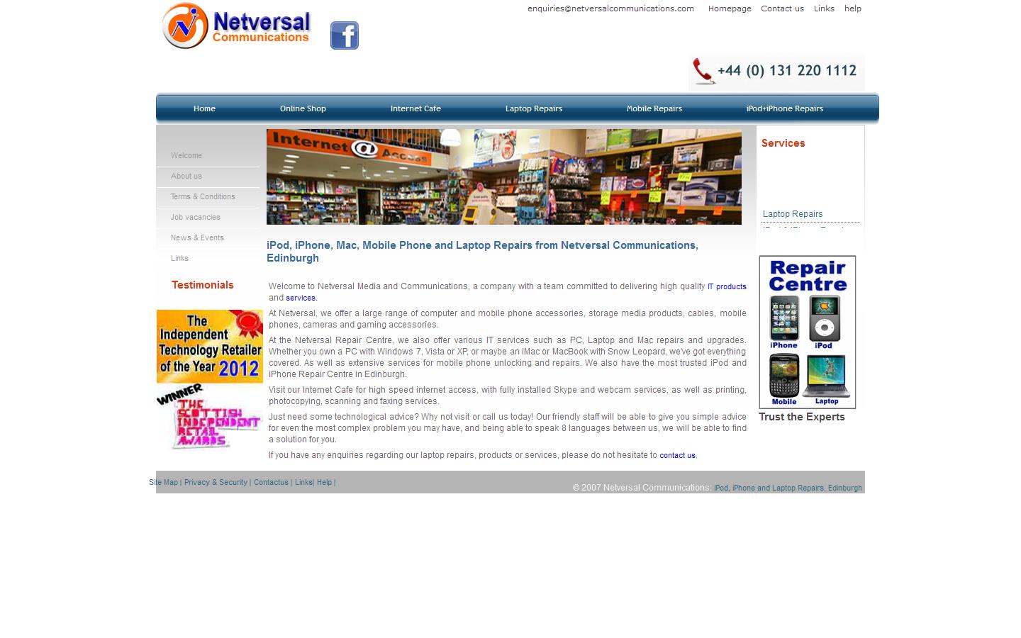 Netversal Communications Website
