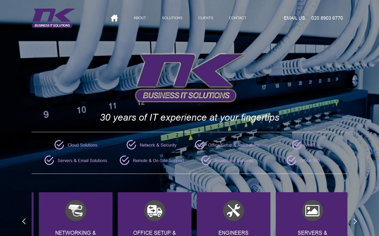 N K Computer Services Website