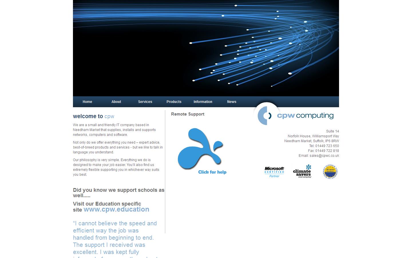 C P W Computing Website