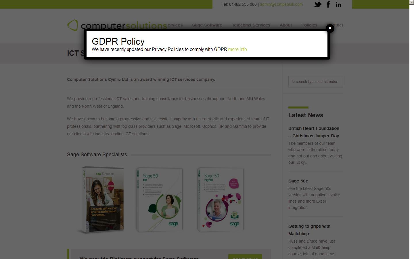 Computer Solutions Website