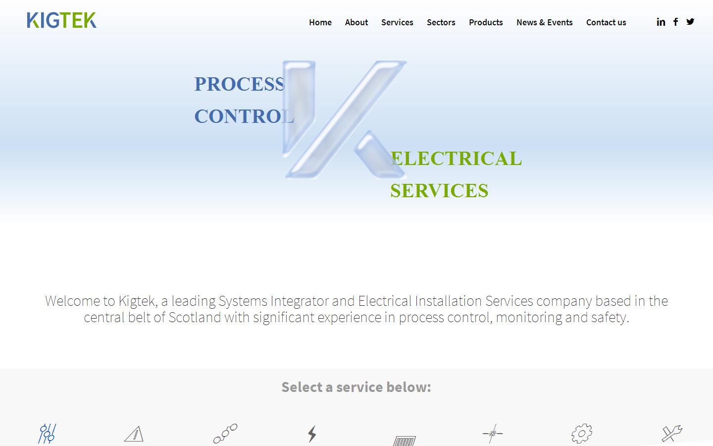 Kigtek Solutions Website