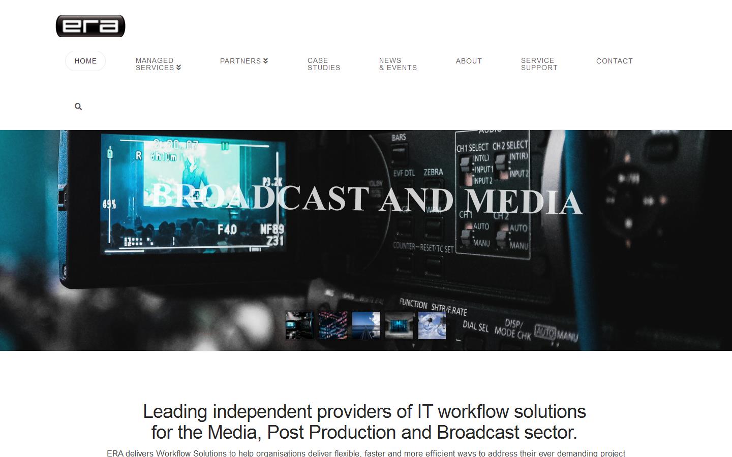 European Raid Arrays Ltd Website