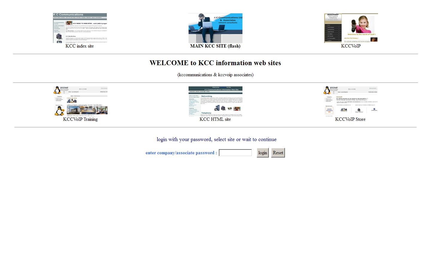 K C Communications Website