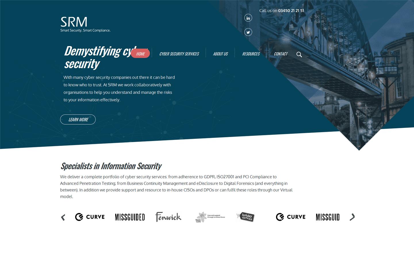 Security Risk Management Ltd Website