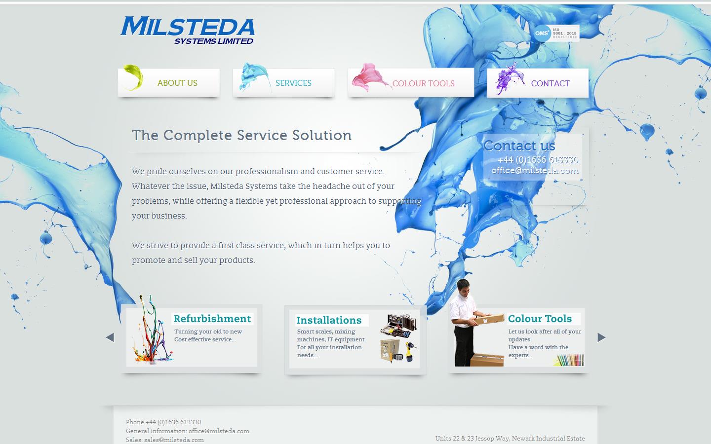 Milsteda Systems Ltd Website