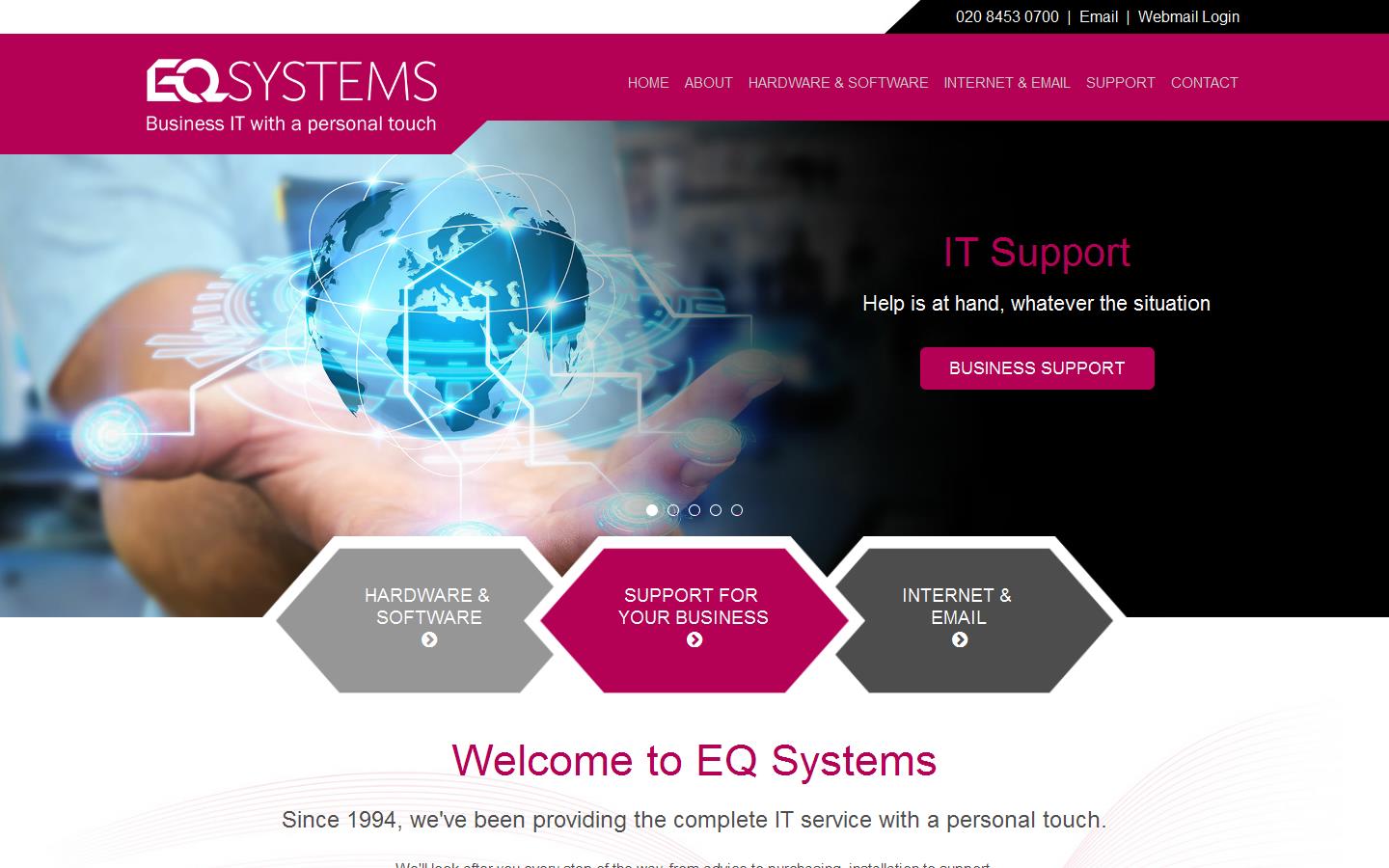 E Q Systems Website