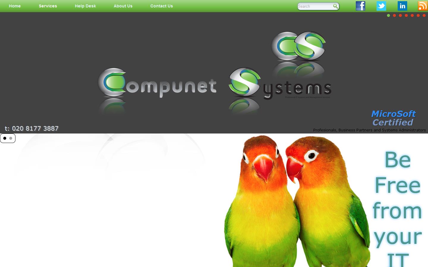 Compunet Systems Ltd Website