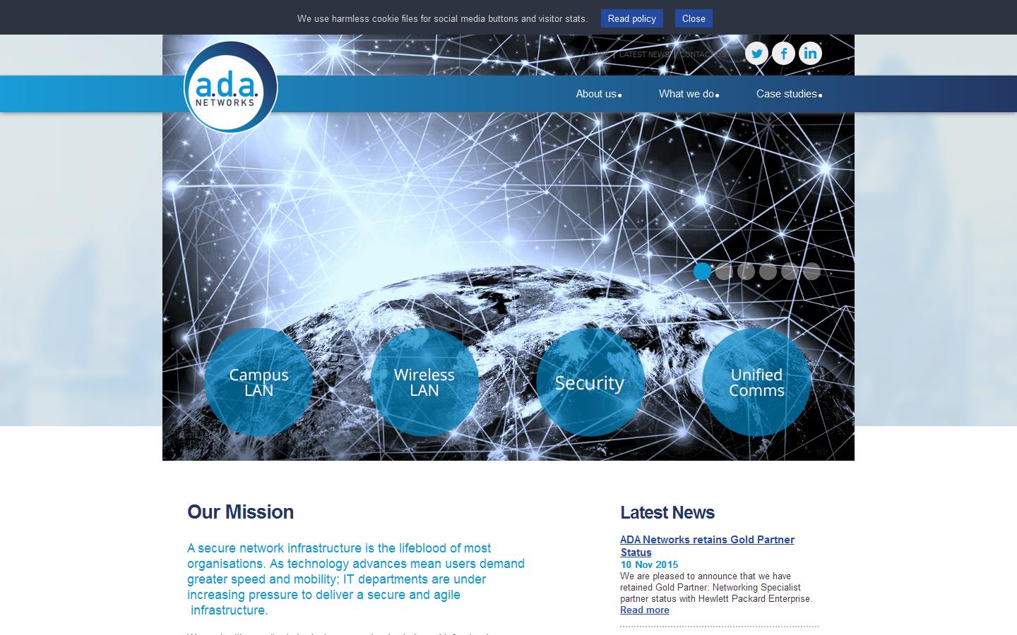 A D A Networks Website