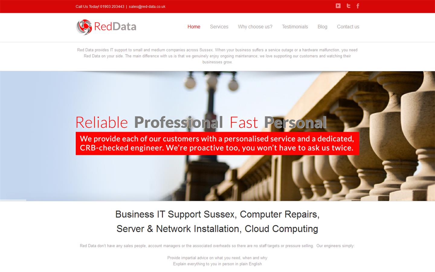 Red Data Website