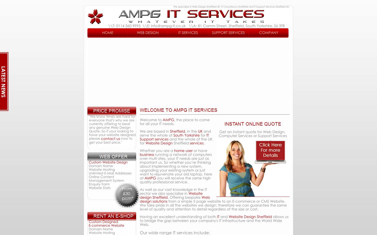 AMPG I.T Services Website