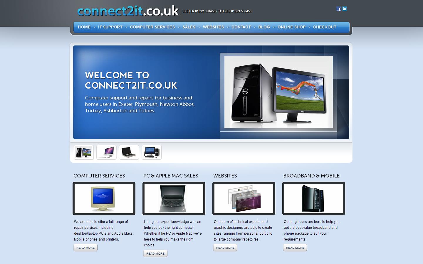 David Petts Computer Services Website