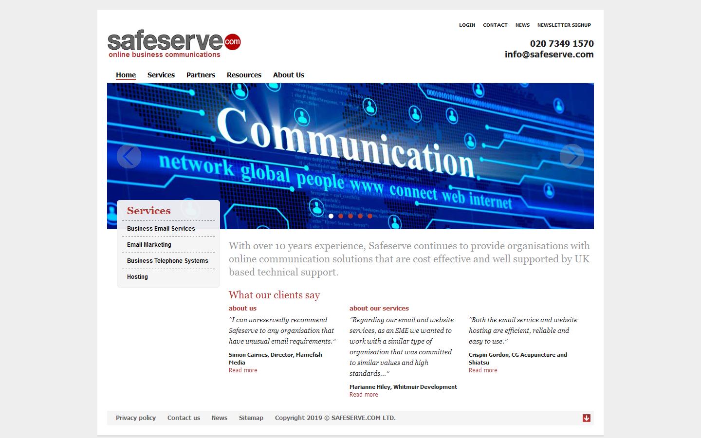 Safeserve Website