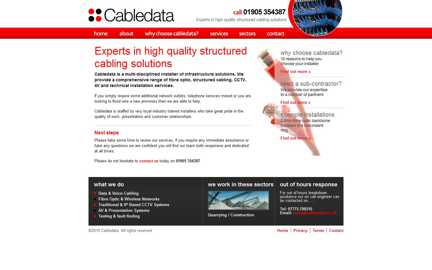 Cabledata Website