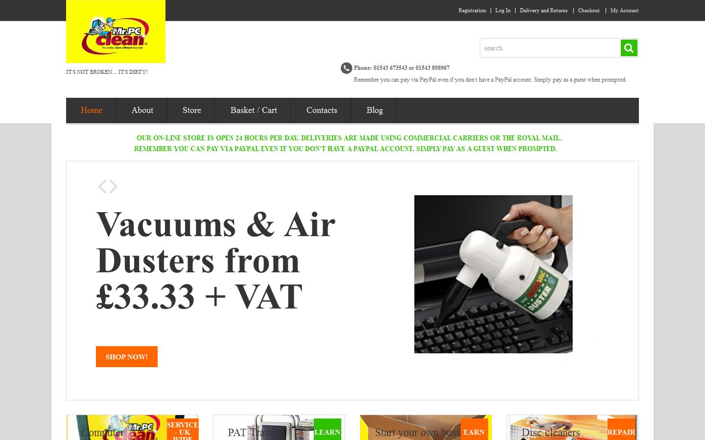 Compas Direct Services Ltd Website