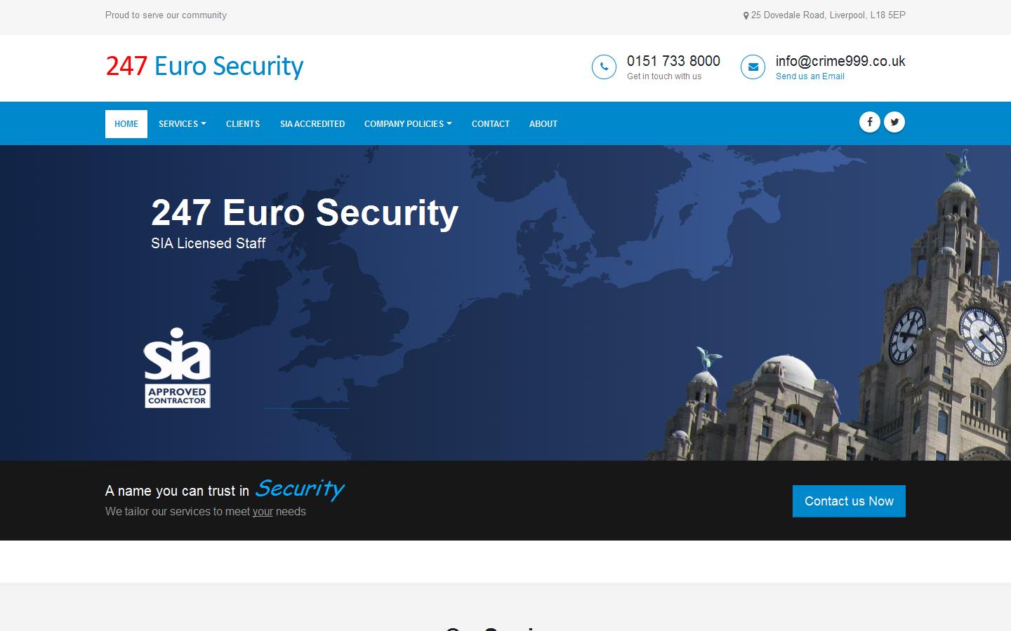24 7 Euro Security Website