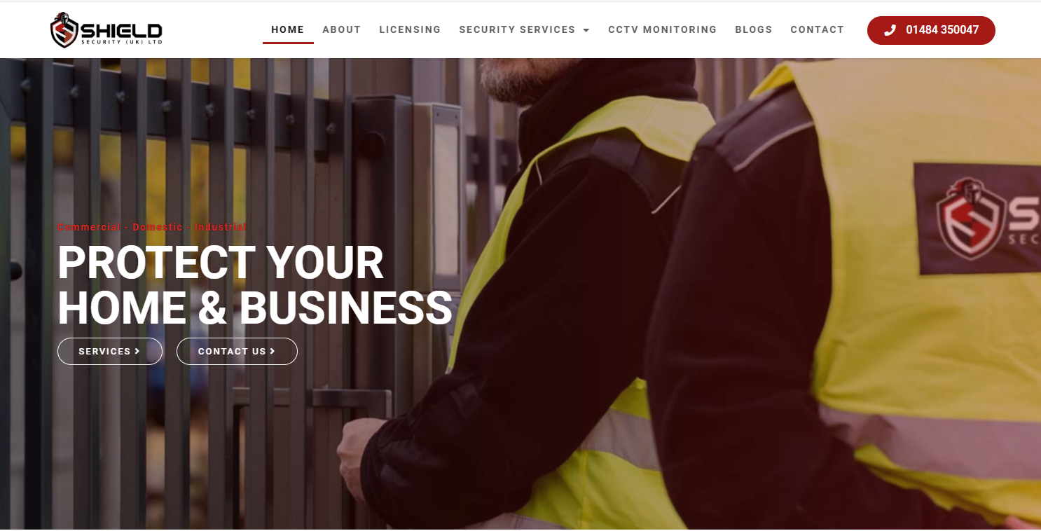 Shield Security UK Ltd Website