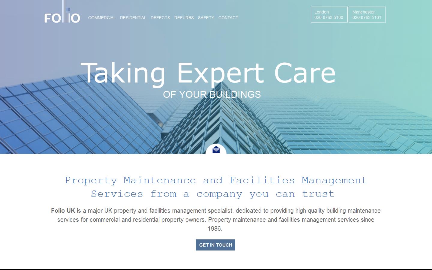 Folio UK Ltd Website