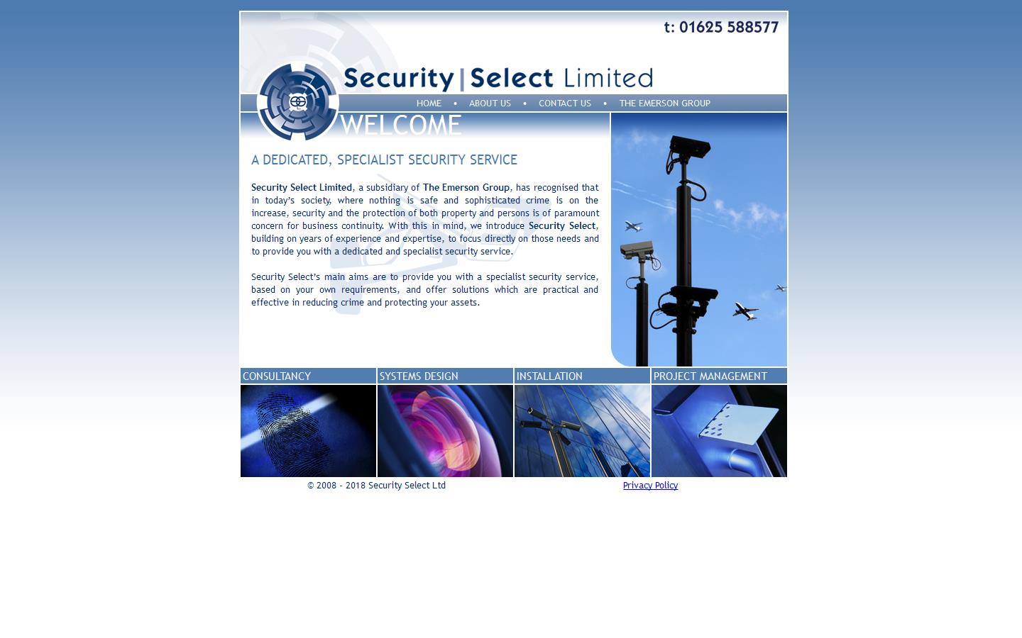 Security Select Ltd Website