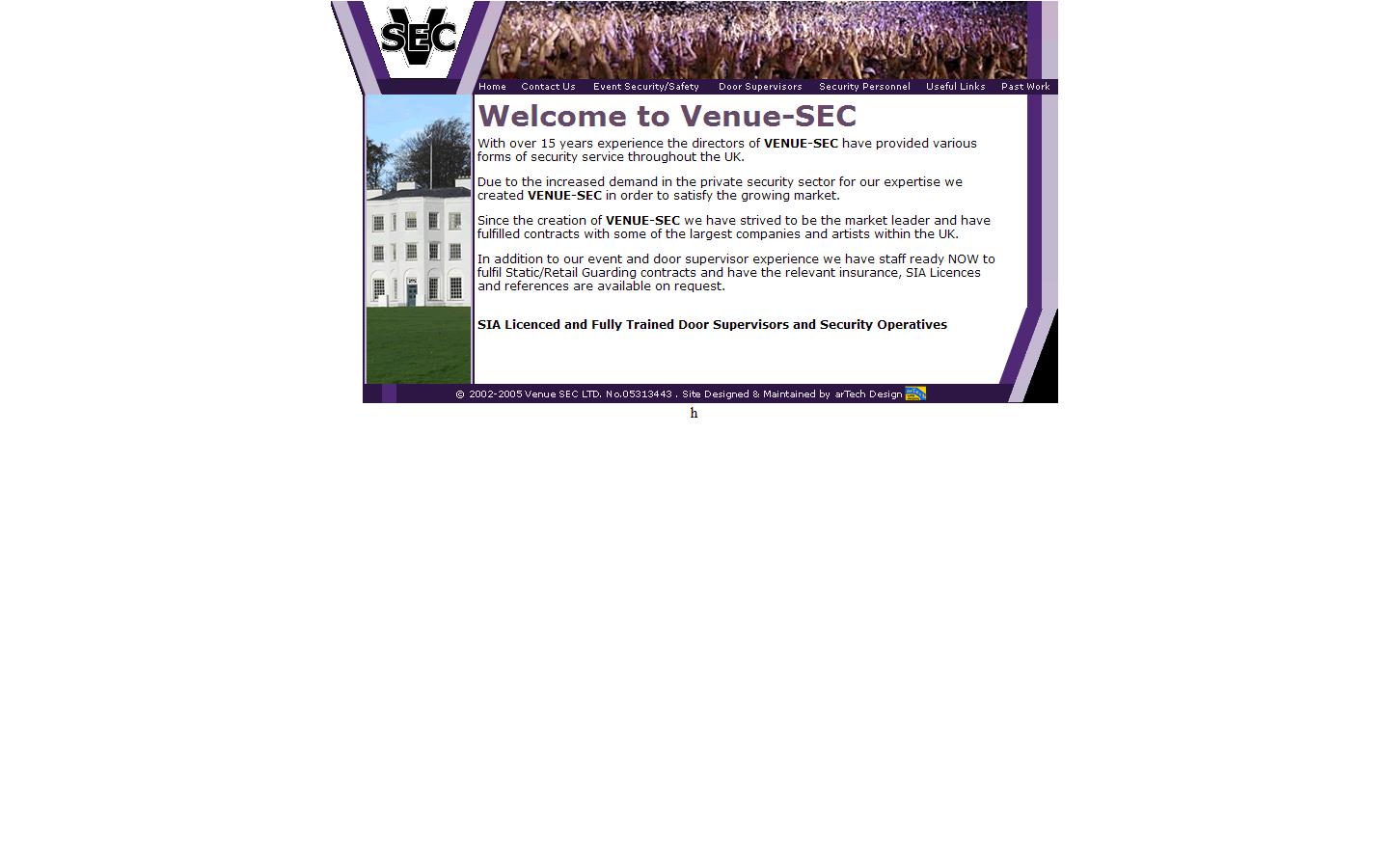 Venue Sec Ltd Website