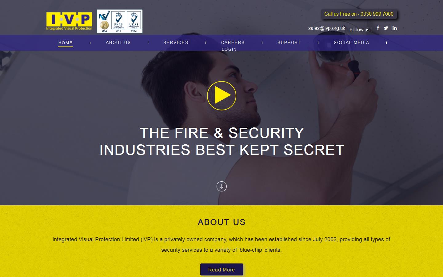 Integrated Visual Protection Website