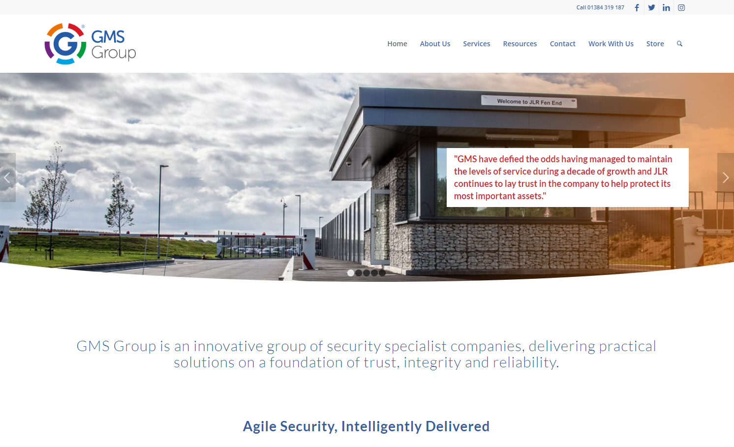 GMS Security Services Ltd Website