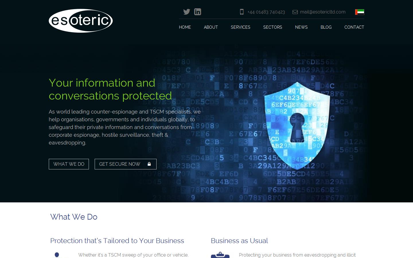 Esoteric Ltd Website