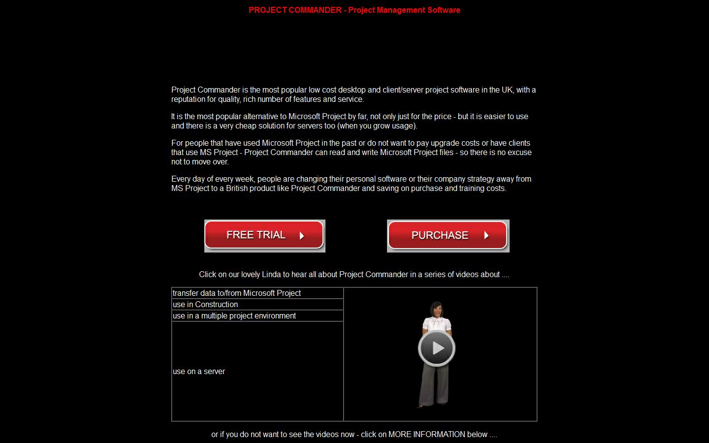 Project Management Software Centre Website