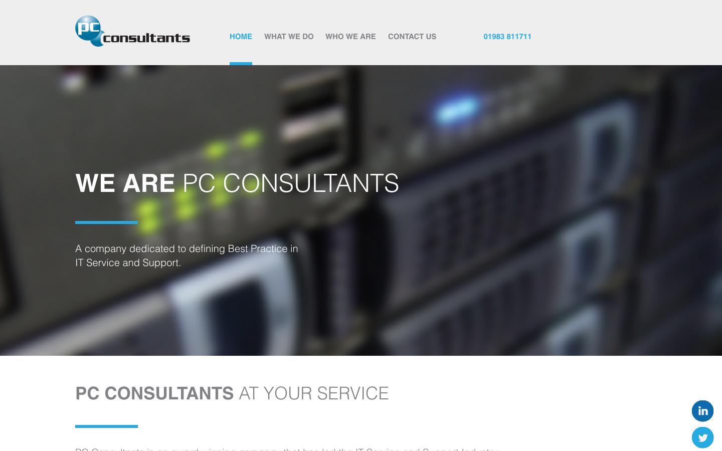 P C Consultants Website
