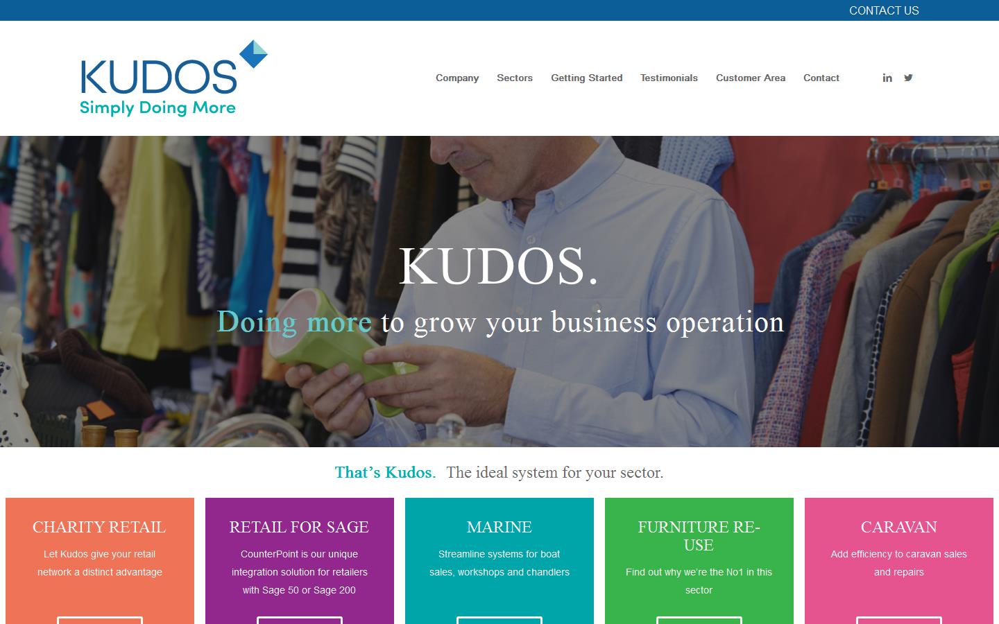 Kudos Software Ltd Website