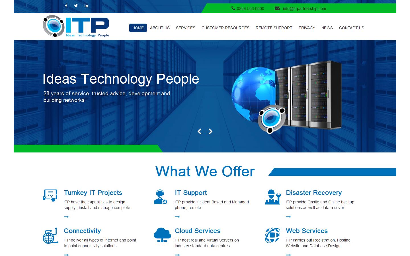 The IT Partnership Website