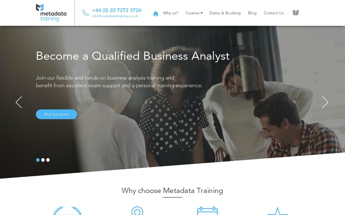 Metadata Training Website