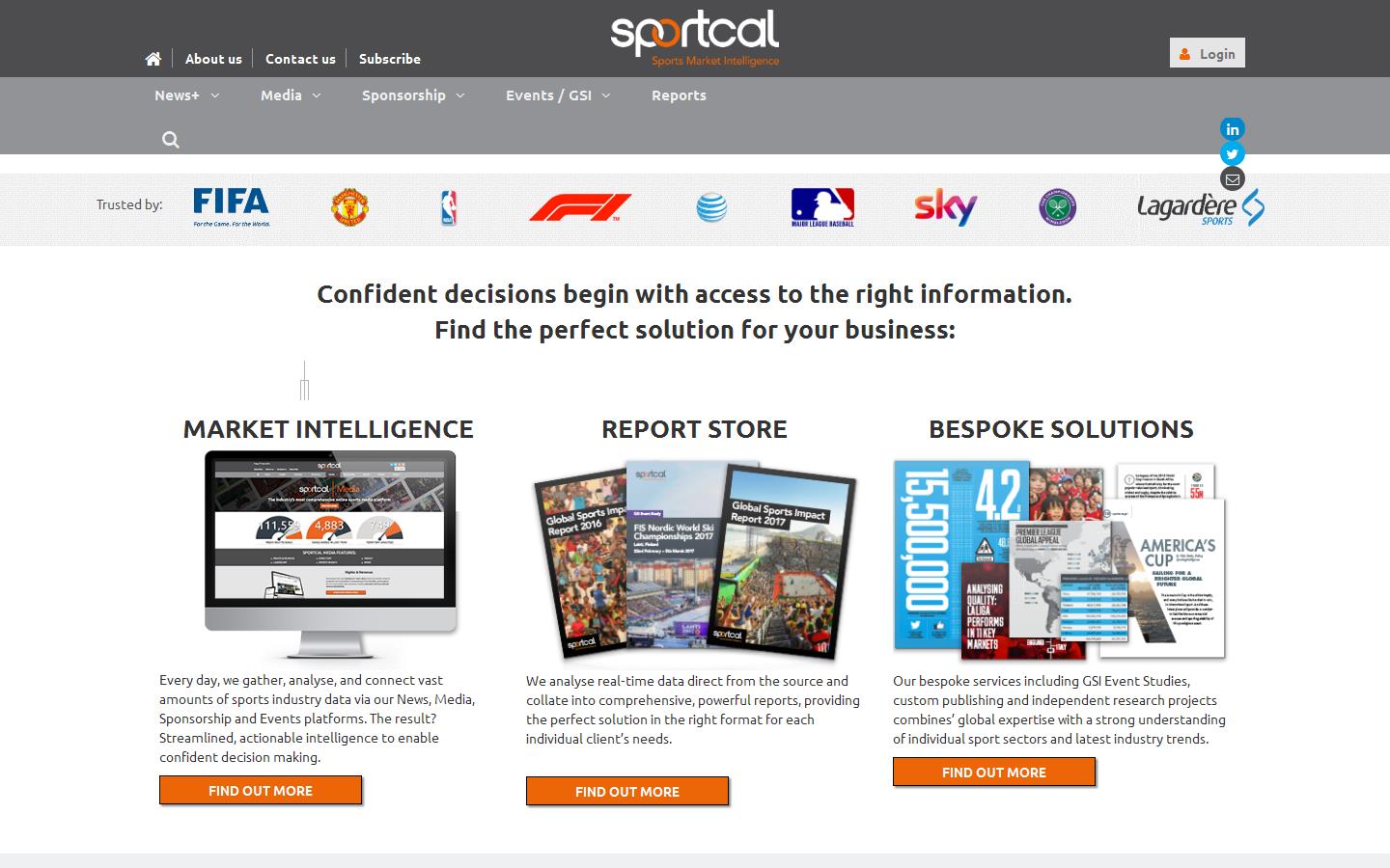 Sportcal Website