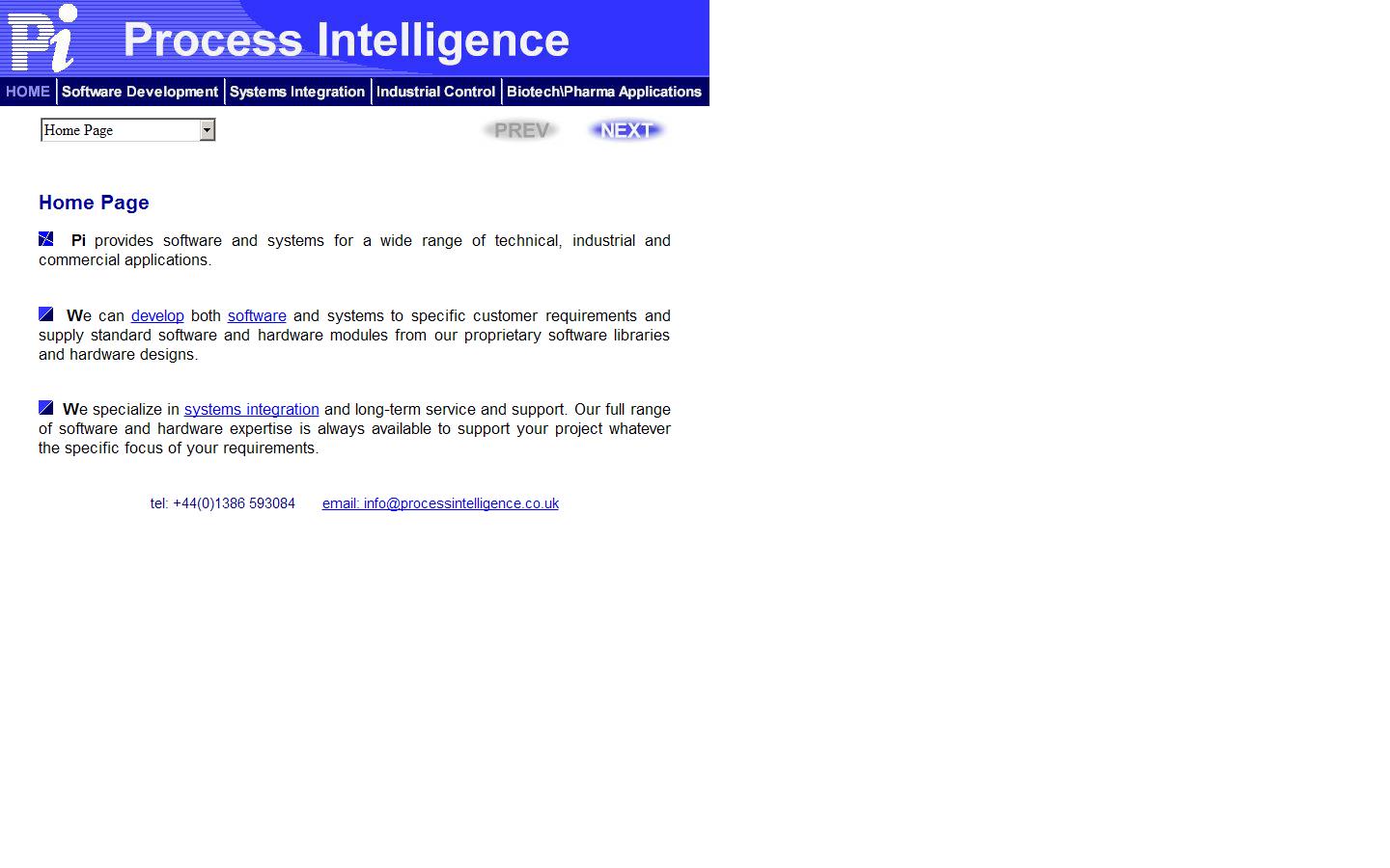 Process Intelligence Ltd Website